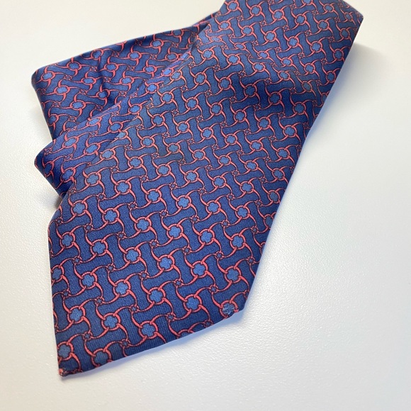 HERMES NECKTIE - 100% SILK - Picture 2 of 10